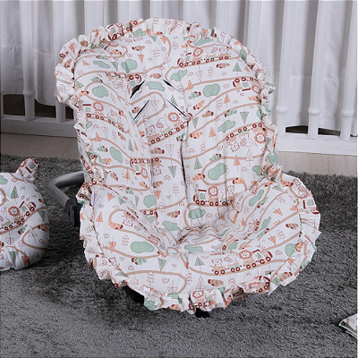 Capa Para Bebê Conforto Universal Caminho Selva