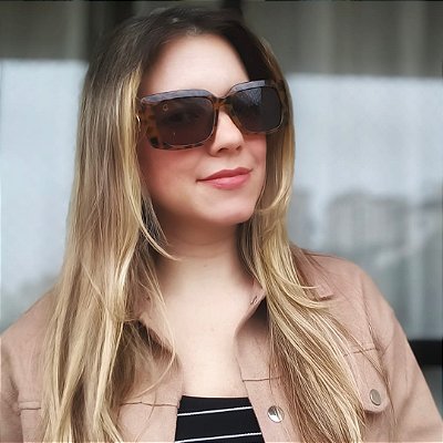 Óculos de Sol Alzira - Animal Print