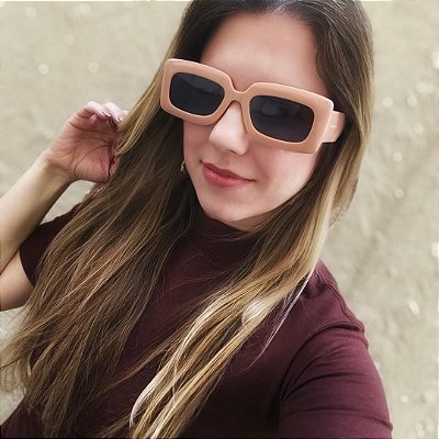 Óculos de Sol Alê - Creme