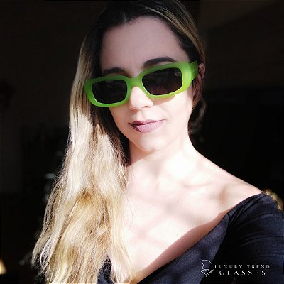 Óculos de Sol Amanda - Verde fosco