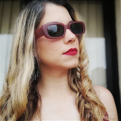 Óculos de Sol Amanda - Bordô