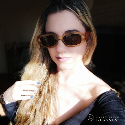 Óculos de Sol Amanda - Dourado