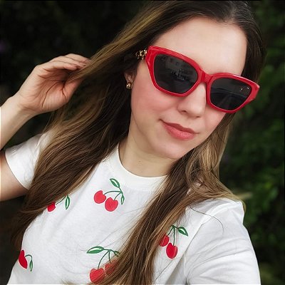 Óculos de Sol Michelle - Vermelho