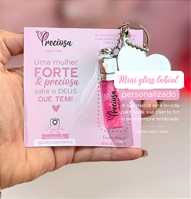 Mini gloss personalizado