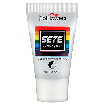 Sete Sensações Lubrificante Íntimo Anal com Ação Dessensibilizante 25g Hot Flowers