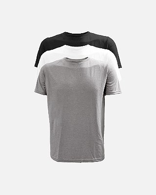 Kit 3 Camisetas JUST GO Slim