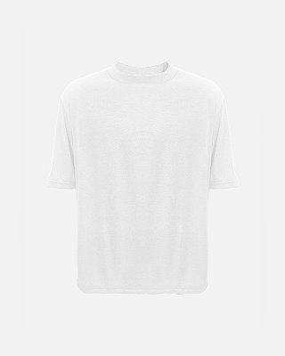 Camiseta JUST GO Oversized Branca
