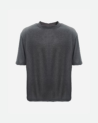 Camiseta JUST GO Oversized Grafite