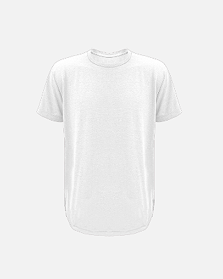 Camiseta JUST GO Long Branca