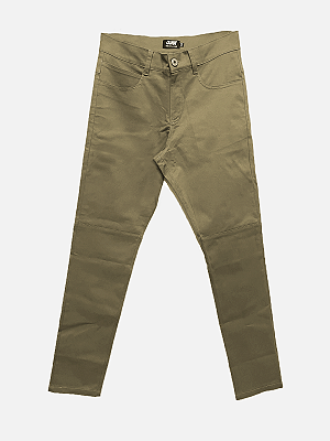 Calça Sarja Slim Bege