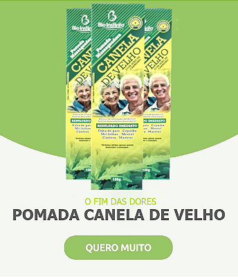 Pomada Canela de Velho kit 3 unidades