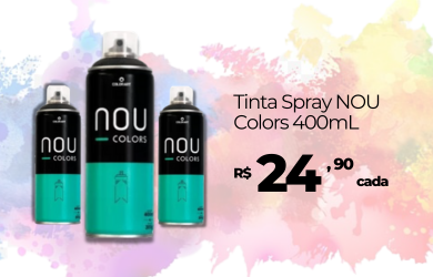 Tinta Spray NOU Colors