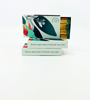 CAIXA DE FLORES COM FÓSFOROS ECOLOGICOS