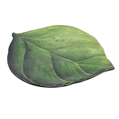 PRATO RASO FOLHA DE LIMÃO ESTILIZADO