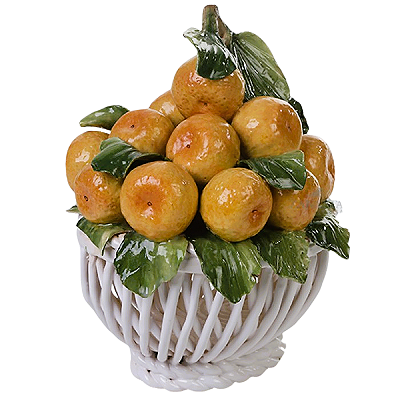 CESTINHO COM TANGERINAS