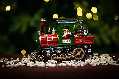 TREM NOEL COM LUZ E MUSICA