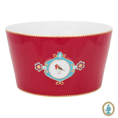 Tigela 20 Medallion Vermelho - Love Birds