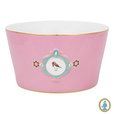 Tigela 20 Medallion Rosa - Love Birds