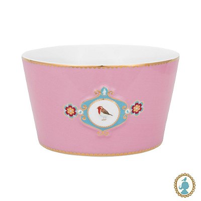 Tigela 15 Medallion Rosa - Love Birds