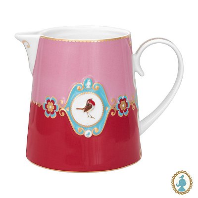 Jarra Medallion Rosa/Vermelho - Love Birds