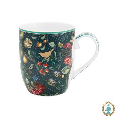Caneca Pequena Overall Azul - Winter Wonderland