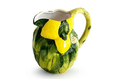 Jarra limão e folhagem