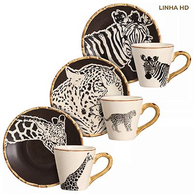 Xícaras de chá Safari