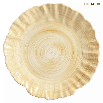 Sousplat amarelo Acqua