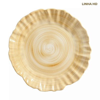 Pratos rasos amarelos Acqua