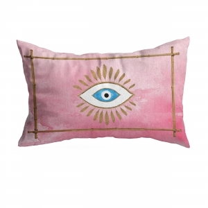 Almofada retangular La Vie rosa