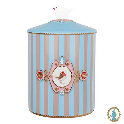 Pote Stripes Azul/Cáqui - Love Birds