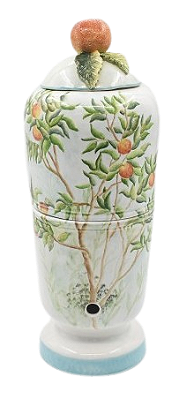 FILTRO COM DESENHO DE LARANJA