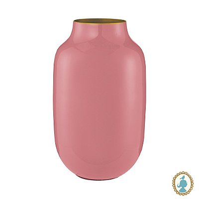 Vaso de Metal Oval Old Pink - Blushing Birds