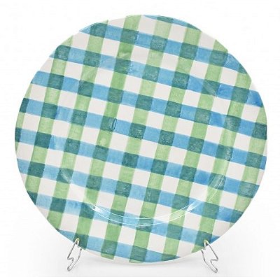 SOUSPLAT XADREZ VERDE E AZUL