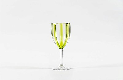 Taça de acrílico verde