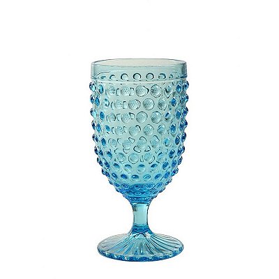 Taça Hobnail Blue