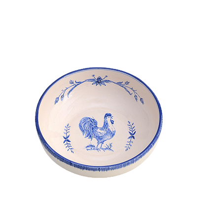 Tigela M Galo Azul