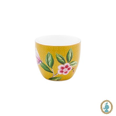 Xícara p/ Ovo Amarelo - Blushing Birds