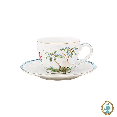 Xícara de Cafezinho Dots Branco - Jolie