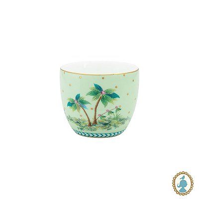 Xícara p/ Ovo Dots Verde - Jolie