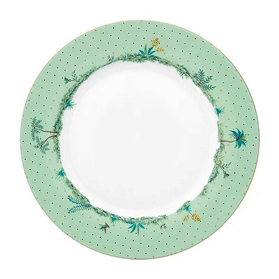 Prato de Jantar Dots Verde - Jolie
