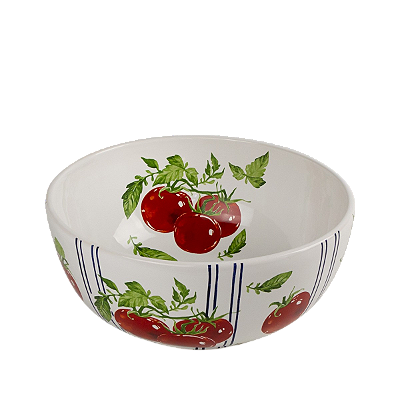 Tigela G Tomate Fresco com listras