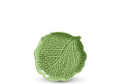 PRATOS SOBREMESA FOLHA COUVE VERDE CRISITNA