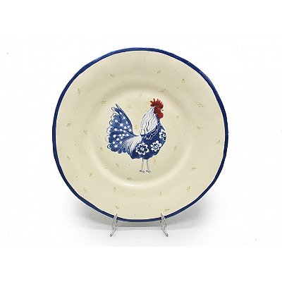 PRATO RASO AMASSADO COM FRISO AZUL GALO