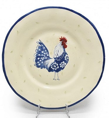 PRATO RASO AMASSADO COM FRISO AZUL GALO