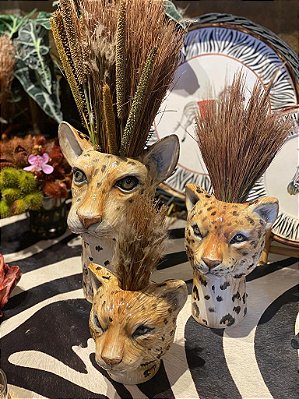 Vaso de cabeça de Onça G