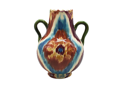 Vaso gota P Ikat com alças