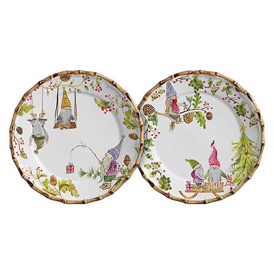 Pratos rasos Christmas Elf