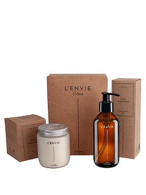 Kit Sabonete Líquido e Vela Perfumada FIGO AMBARADO - URBAN