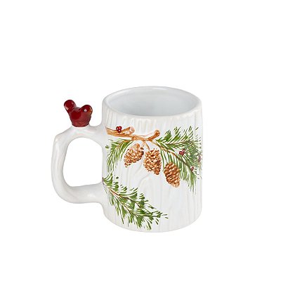 Caneca Pinhas Pássaro